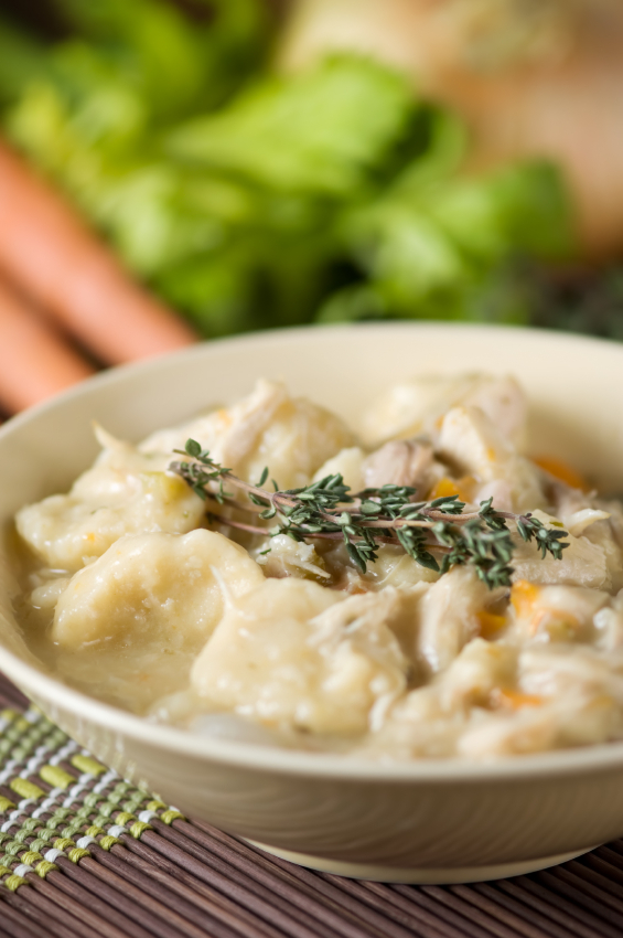 Chicken and Dumplings for Two