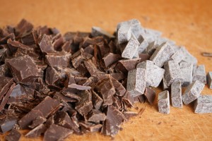 New and older chocolate - both useable and delicious
