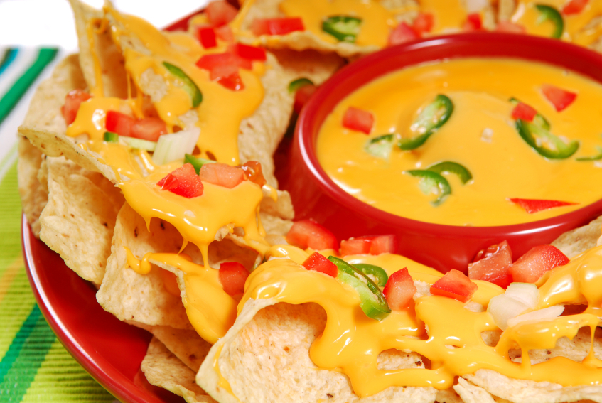 nachos with cheese