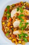Tex-Mex Arroz con Pollo (Chicken with Rice) for #ComfortFoodFest; 2014 Jane Bonacci, The Heritage Cook