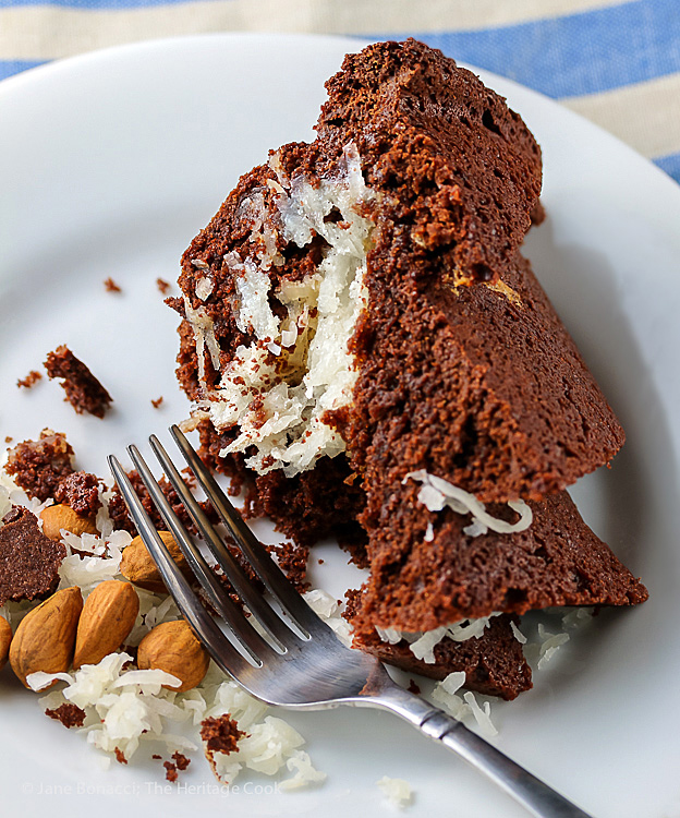 Almond Joy Bundt Cake GlutenFree (SRC) • The Heritage Cook