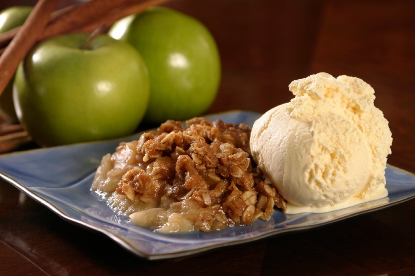 Manzana asada para diabeticos