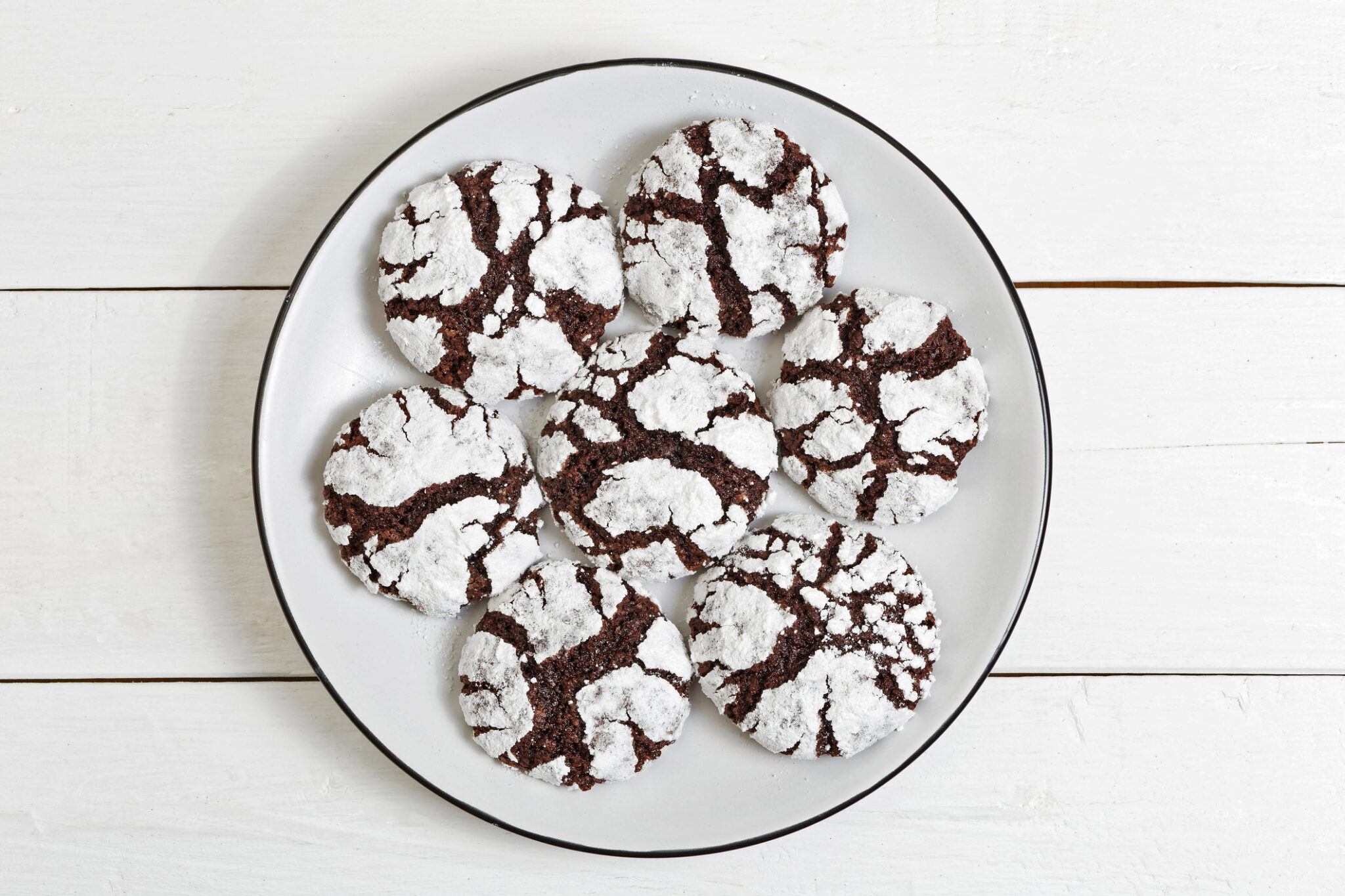 Fudge Drop Crinkle Cookies (Gluten Free) • The Heritage Cook