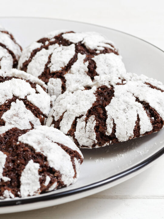 Fudge Drop Crinkle Cookies (Gluten Free) • The Heritage Cook ®