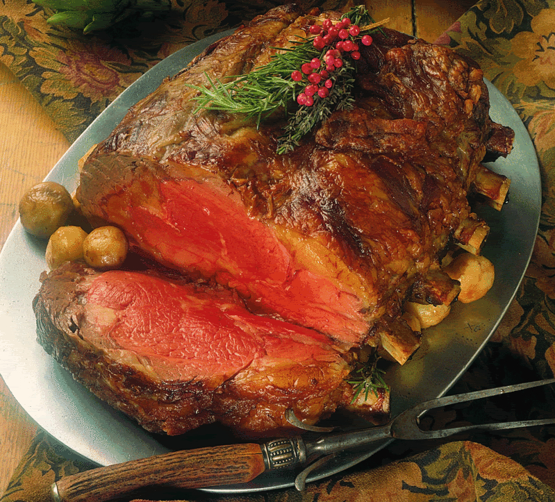 Holiday Recipes Horseradish Crusted Prime Rib Of Beef The Heritage Cook