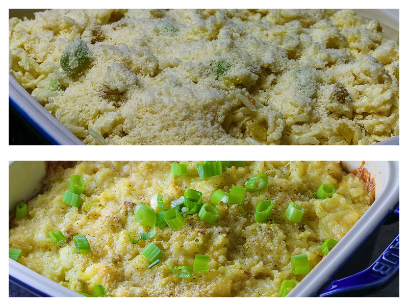Before and after baking; © 2026 Jane Bonacci, The Heritage Cook.