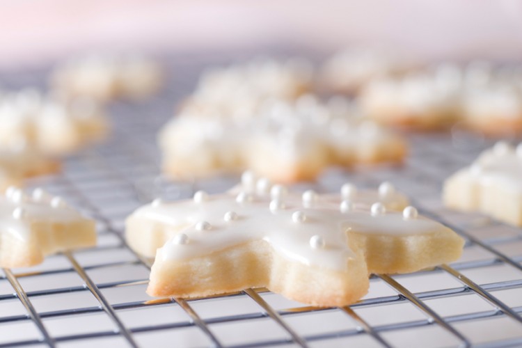 Lemon Shortbread Cookies with Lemon Glaze • The Heritage Cook