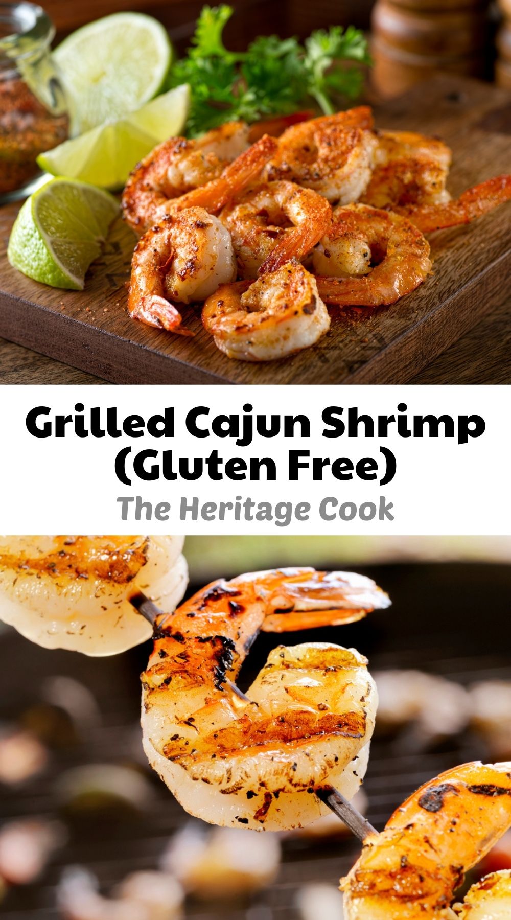 Grilled Cajun Shrimp Skewers 2021 Jane Bonacci, The Heritage Cook