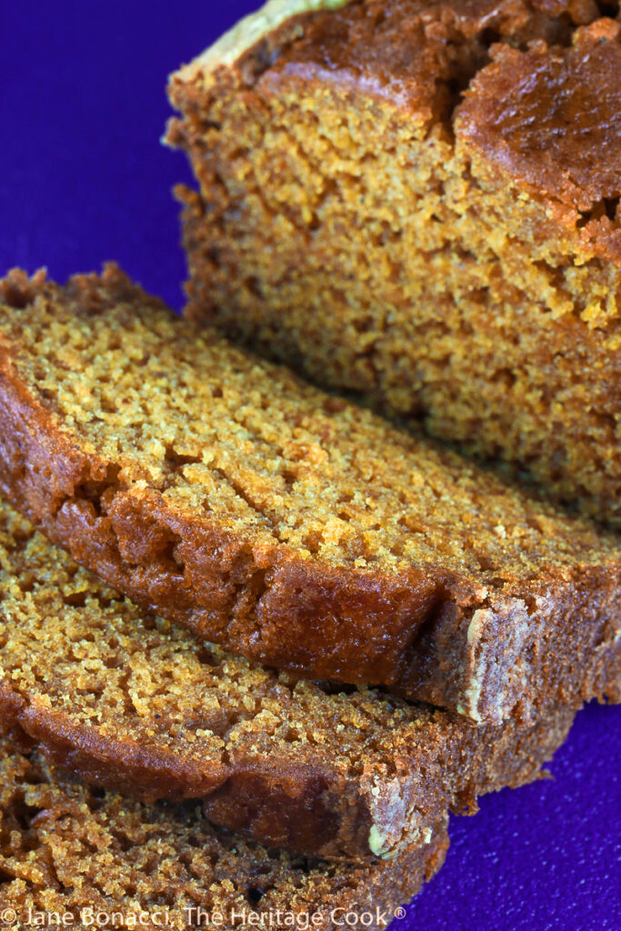 Harvest Pumpkin Bread (Gluten Free) • The Heritage Cook