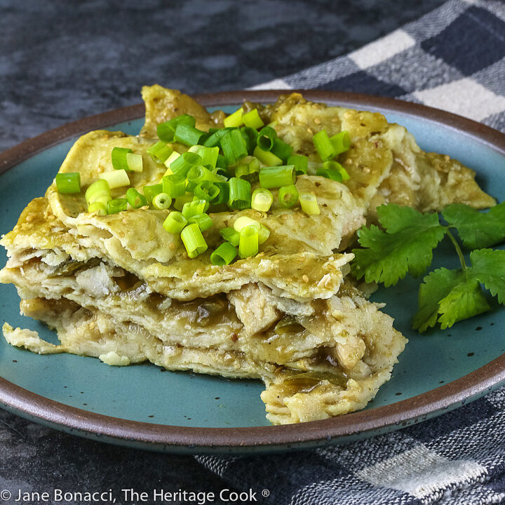 Turkey Enchilada Casserole (Gluten Free) • The Heritage Cook
