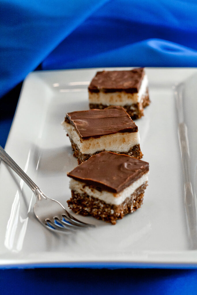 Chocolate Nanaimo Bars (Gluten Free) • The Heritage Cook