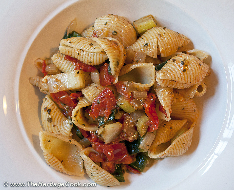 Italian Chicken Pasta Dinner for Festive Friday! • The Heritage Cook ®