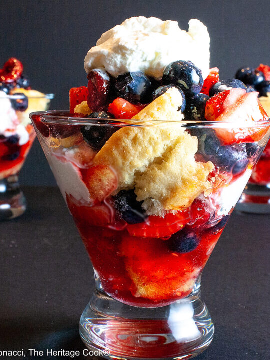 Strawberry Shortcake Parfaits with White Chocolate Whipped Cream