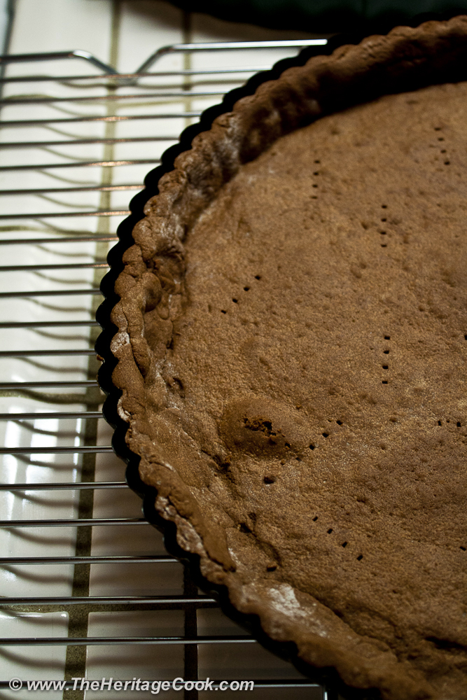 Chocolate Tiramisu Tart copyright Jane Bonacci, The Heritage Cook 2012