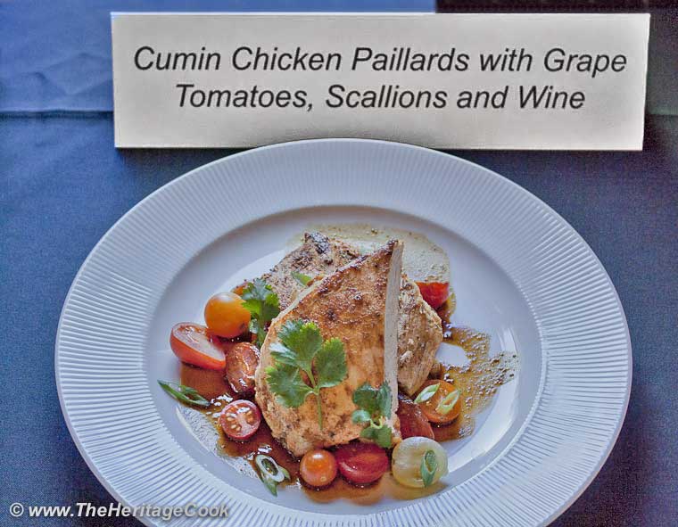 Cumin Chicken Paillards, finalist in Foster Farms 2012 Chicken Cook-Off