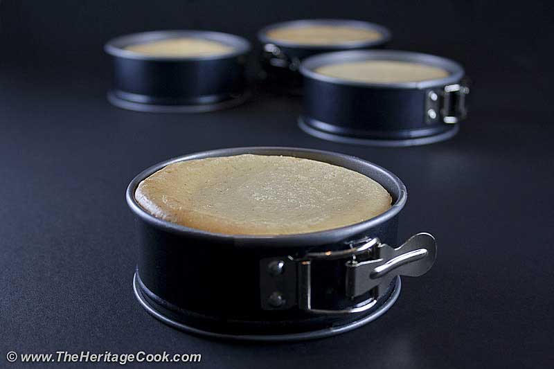 Vanilla Bean Cheesecake with Walnut Crust copyright Jane Bonacci, The Heritage Cook