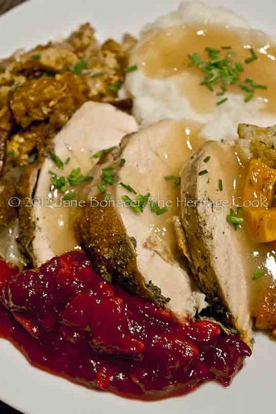 Thanksgiving-Dinner copyright 2012 Jane Evans Bonacci, The Heritage Cook