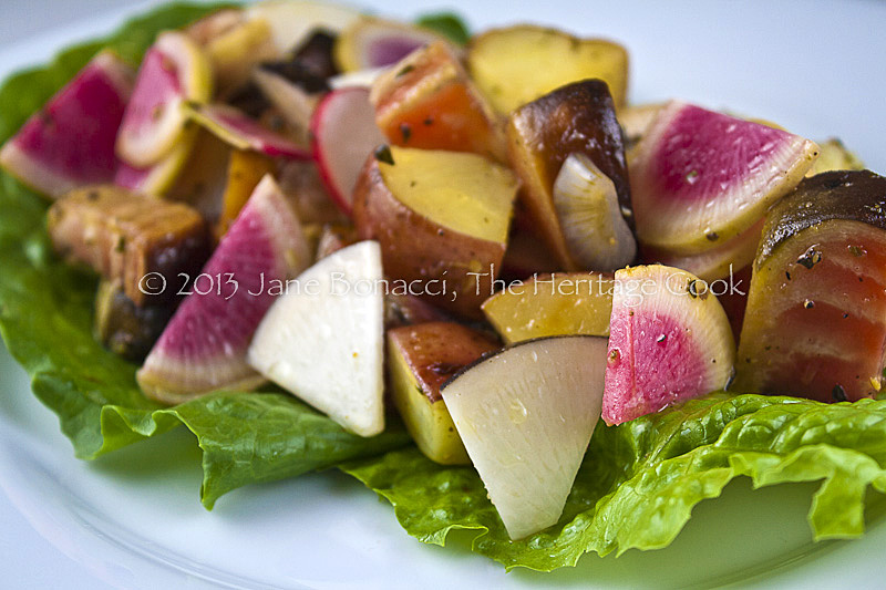 Potato, Beet and Radish Salad