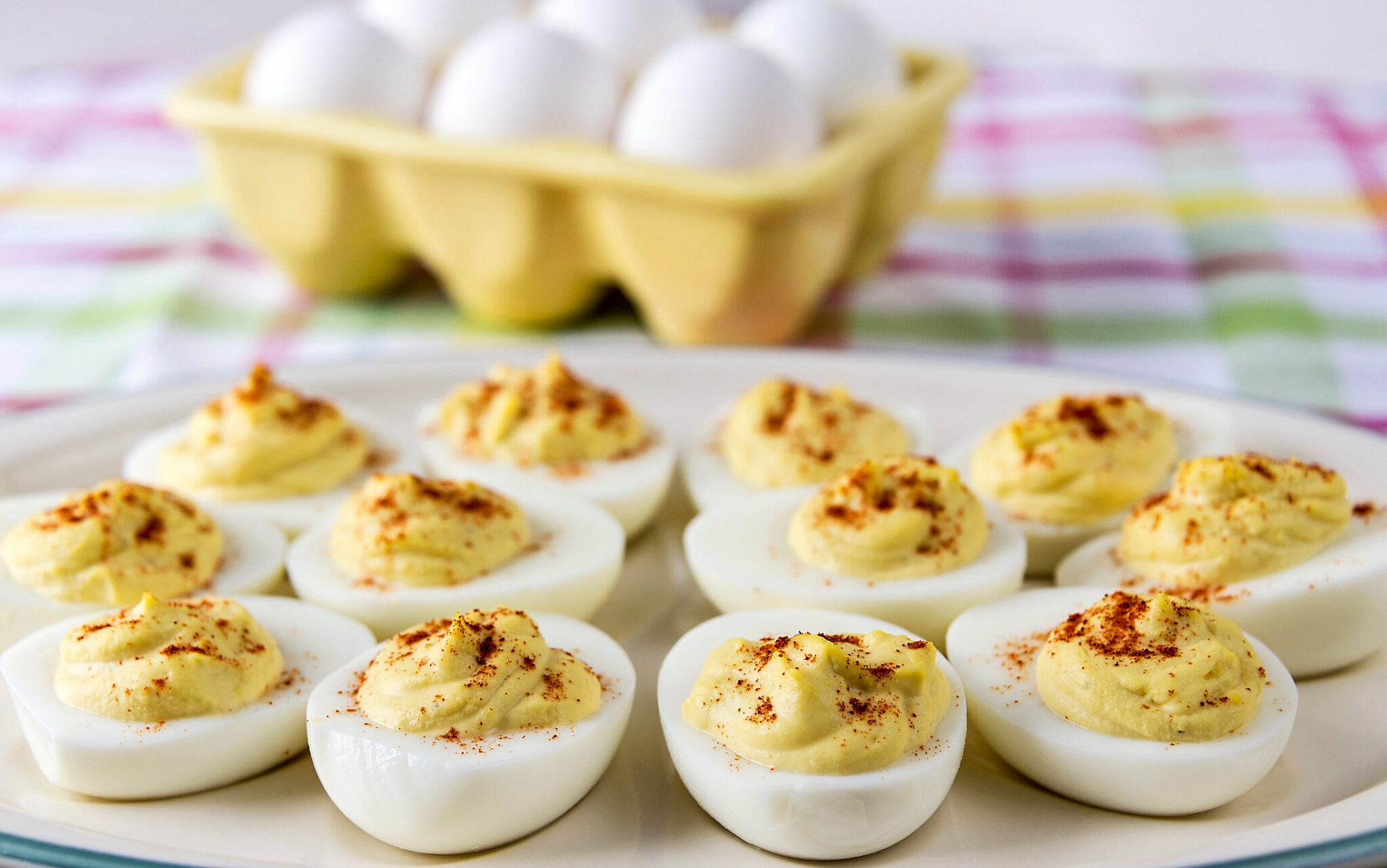 Old Fashioned Deviled Eggs and Perfectly Cooked and Dyed Eggs • The
