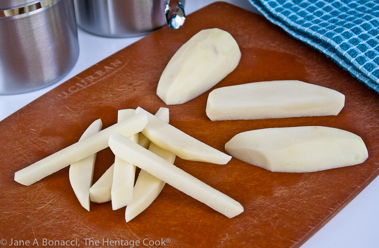 Duck Fat Fries (Pommes Frites) © 2020 Jane Bonacci, The Heritage Cook