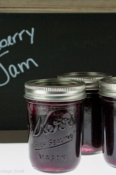 Homemade Blueberry Jam from The Heritage Cook