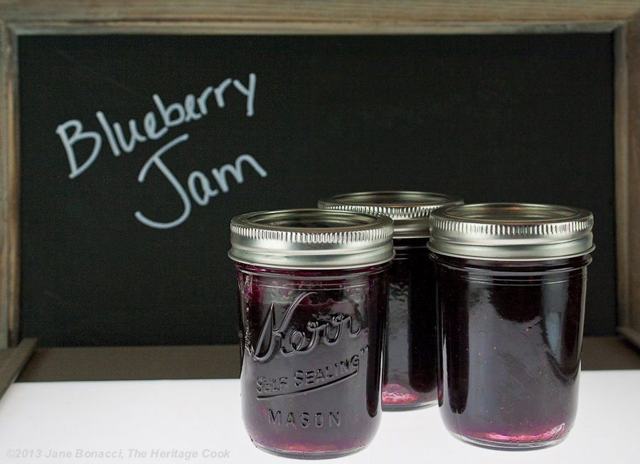 Homemade Blueberry Jam from The Heritage Cook