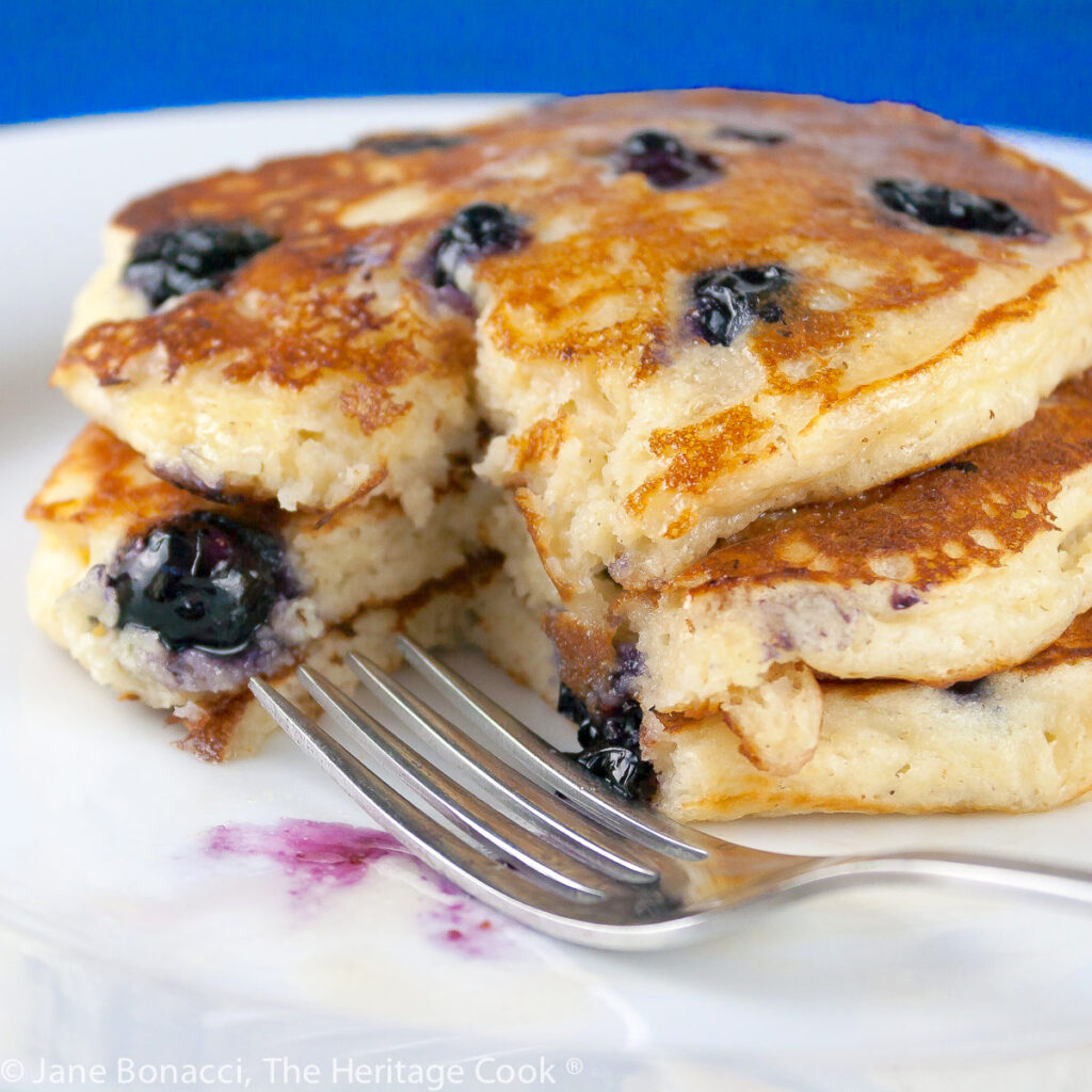 Delightful Blueberry Buttermilk Pancakes (Gluten Free) • The Heritage