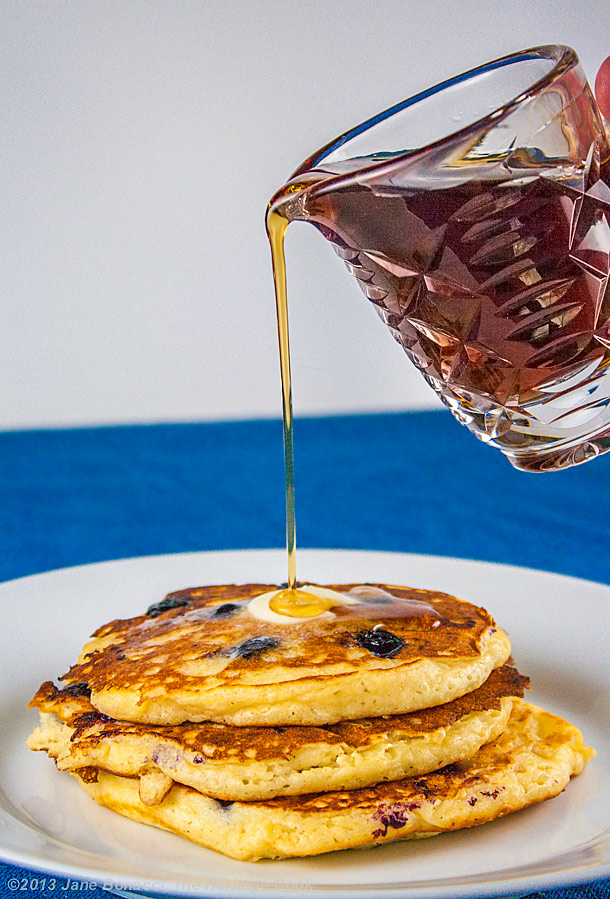 Power Packed Blueberry Buttermilk Pancakes