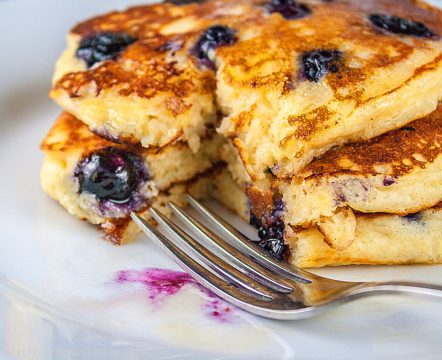 Power Packed Blueberry Buttermilk Pancakes