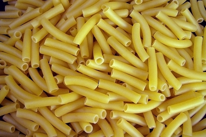 Roasted Vegetable and Pasta Casserole - uncooked ziti pasta
