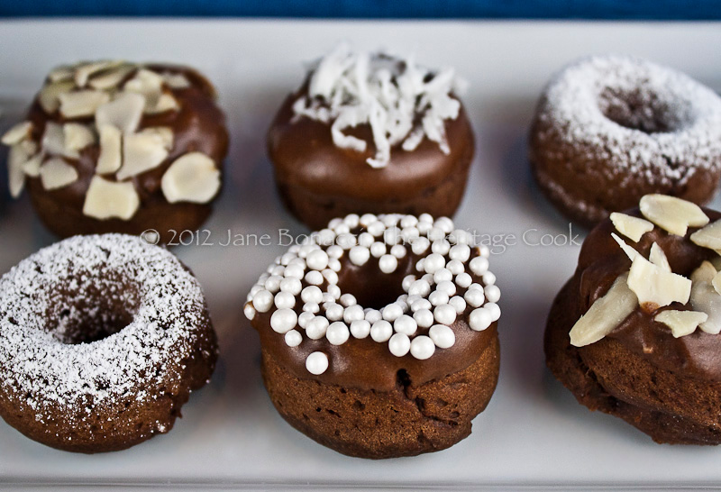 Gluten-Free Chocolate Baked Donuts; 2013 The Heritage Cook