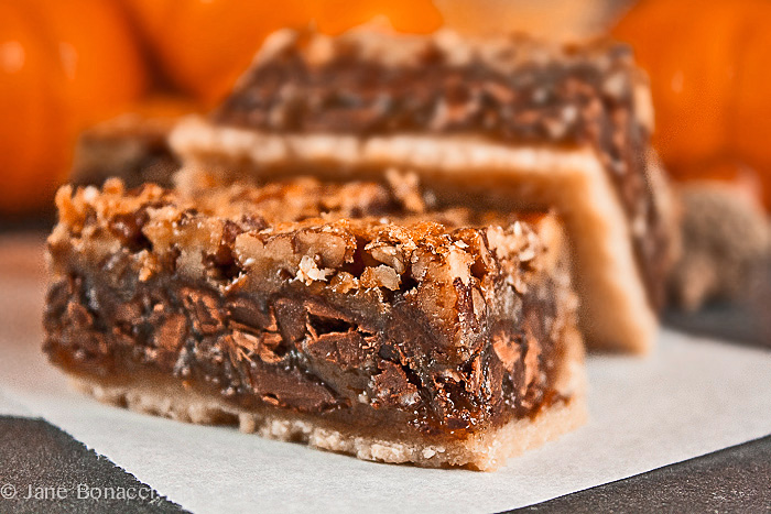 Pecan Pie Bars; 2013 Jane Bonacci, The Heritage Cook