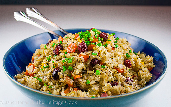 I Heart Circulon-Sage & Cranberry Rice Pilaf; 2013 The Heritage Cook