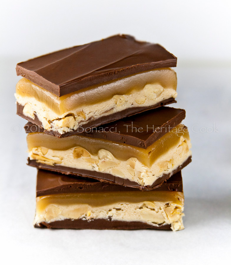 Homemade Snickers Bars, 2013 The Heritage Cook
