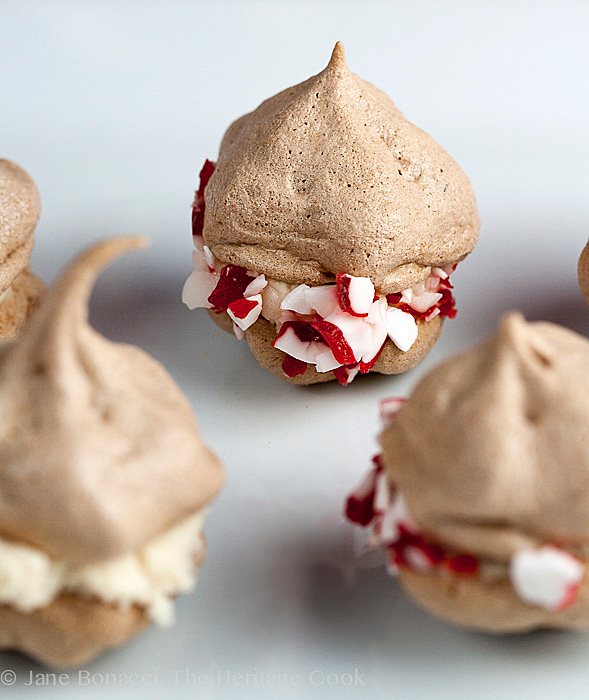 Cocoa Meringue Kisses; Jane Bonacci, The Heritage Cook 2013