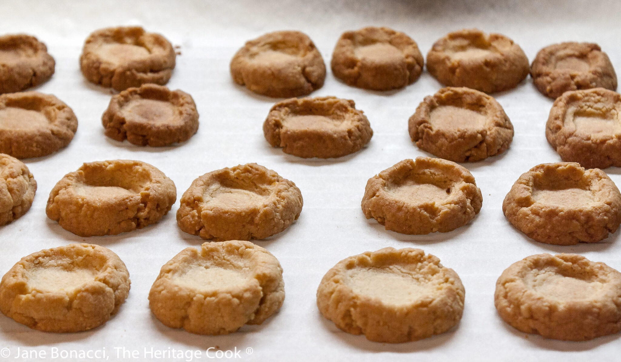 Almond Chocolate Thumbprint Cookies (Gluten Free) • The Heritage Cook