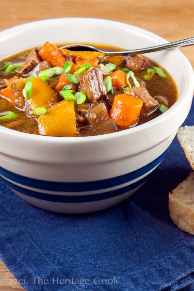 Valentine's Day Love Story & Old-Fashioned Beef Stew; 2014 Jane Bonacci, The Heritage Cook