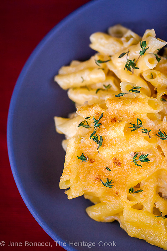 Swiss Fondue Mac and Cheese Casserole (Gluten-Free) • The Heritage Cook ®