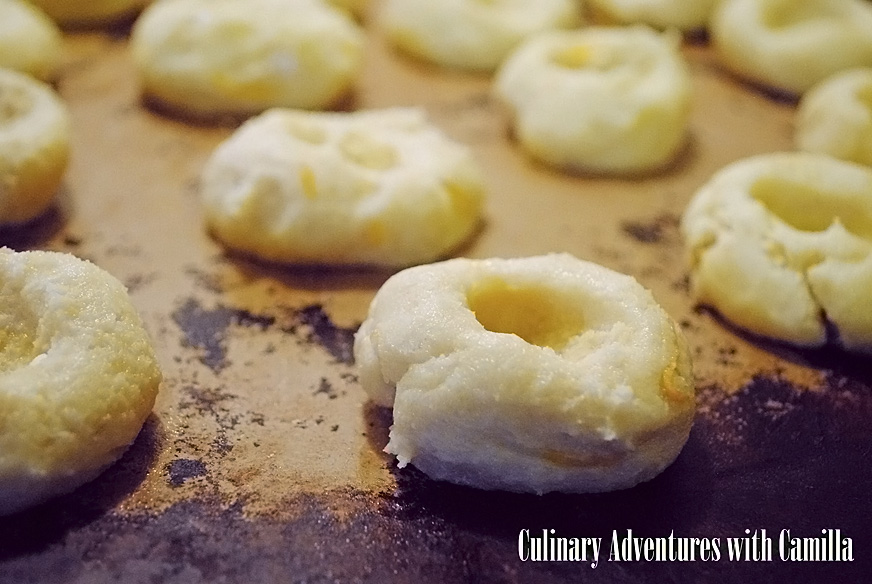 Rhubarb Thumbprints; 2014 Camilla Mann, Culinary Adventures with Camilla