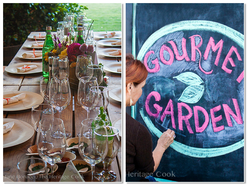 BTP Part 2, Potluck, Gourmet Garden; Jane Bonacci, The Heritage Cook