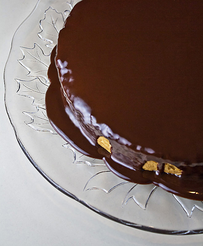 Yellow Cake & Chocolate Frosting; 2014 Jane Bonacci, The Heritage Cook