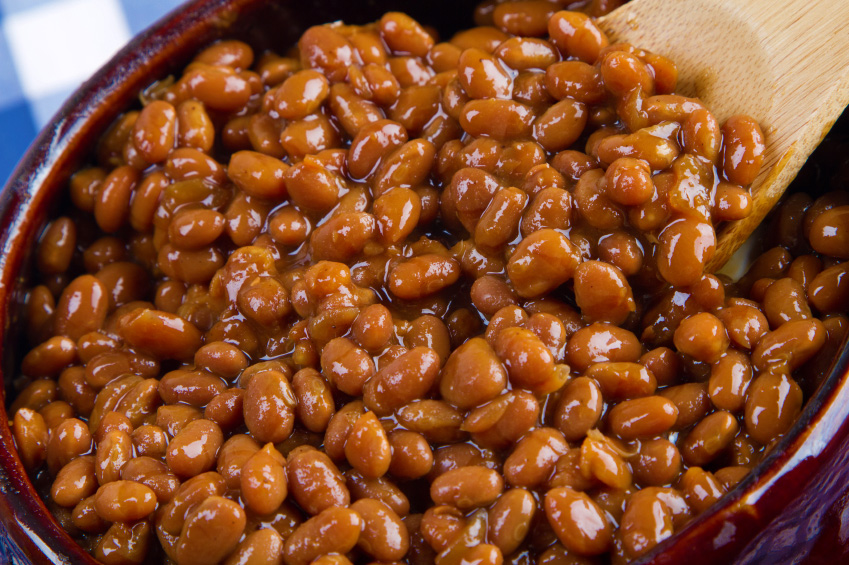 Amped Up BBQ Beans; 2014 Jane Bonacci, The Heritage Cook