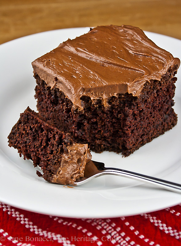 Blackout Chocolate Cake Recipe - Pinch of Yum