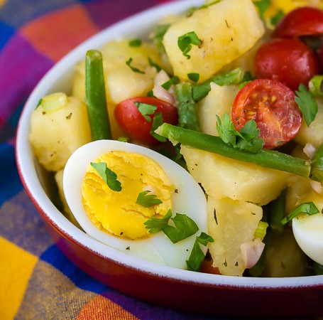 French Potato Salad with Haricot Vert #SummerSoiree; 2014 Jane Bonacci, The Heritage Cook