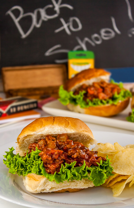 Mexican Sloppy Jose Sandwiches; 2014 Jane Bonacci, The Heritage Cook