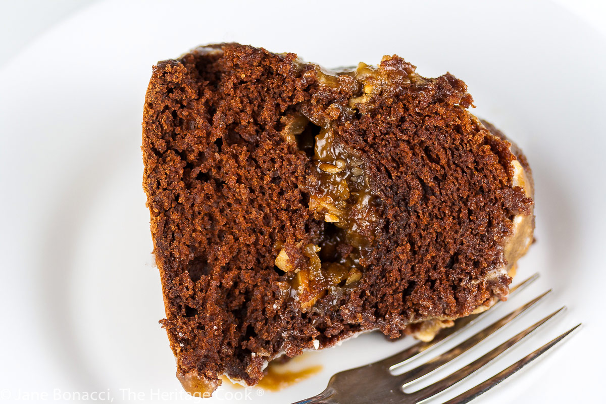 German Chocolate Bundt Cake (Gluten Free); © 2022 Jane Bonacci, The Heritage Cook