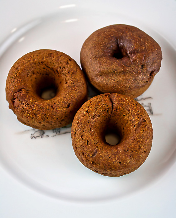Baked Chocolate Mini Donuts; 2014 Jane Bonacci, The Heritage Cook