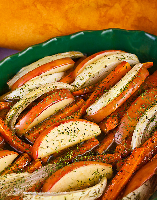 Harvest Maple Carrots & Apples; 2014 Jane Bonacci, The Heritage Cook