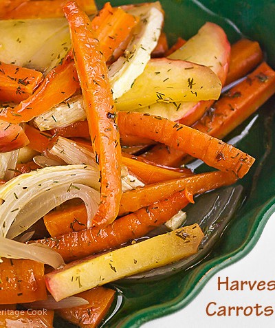 Harvest Maple Carrots & Apples; 2014 Jane Bonacci, The Heritage Cook