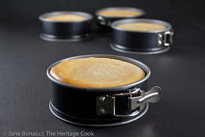 Vanilla Bean Cheesecake with Walnut Crust; 2014 Jane Bonacci, The Heritage Cook